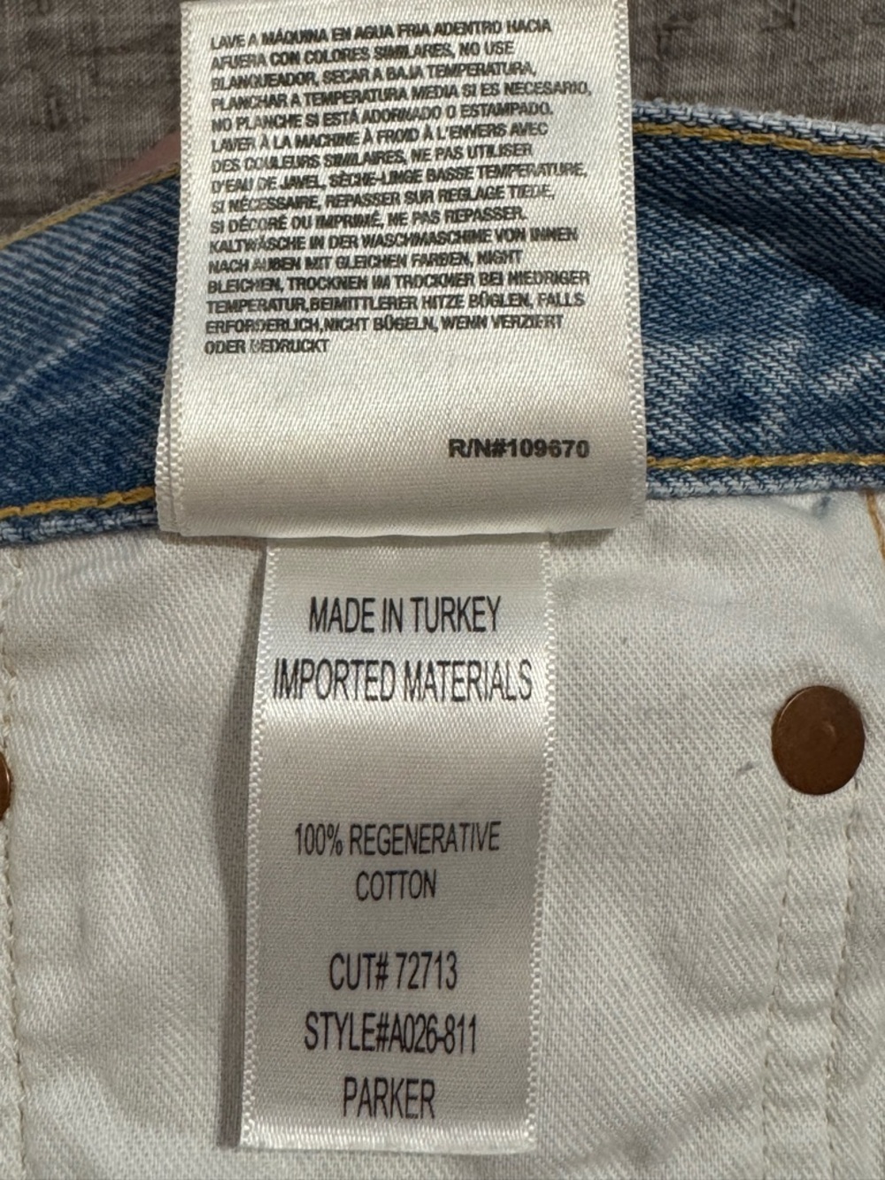 Agolde - Parker Jean Shorts in Swapmeet - Picture 5 of 5